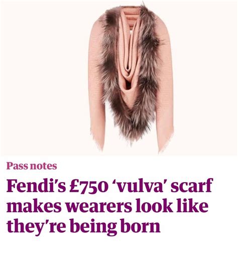 fendi fur scarf vulva